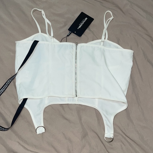 White corset crop top - Picture 4 of 4